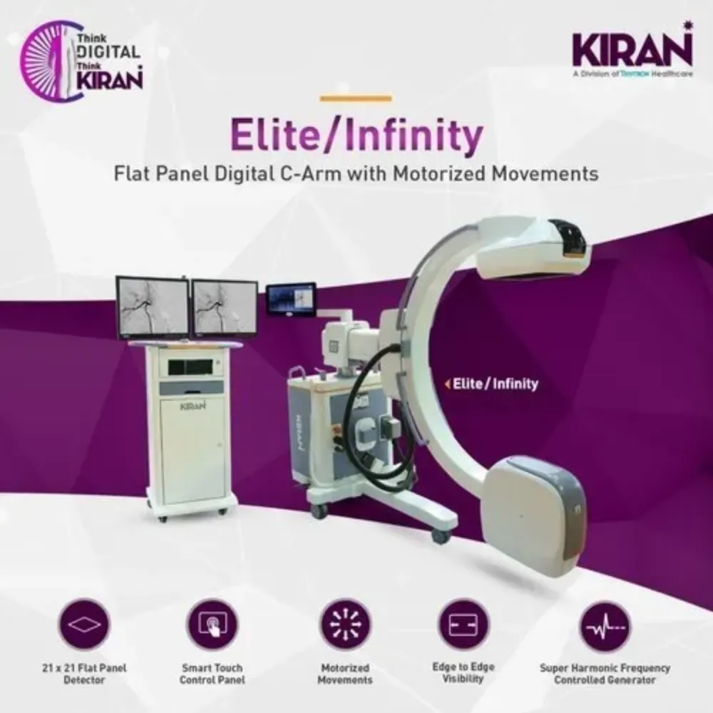 Máquina de brazo en C Kiran con FPD